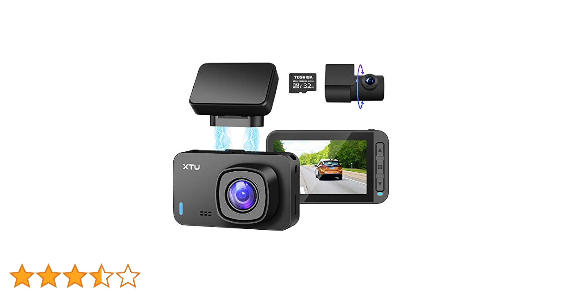 ■新品即日出荷■XTU T3 ドライブレコーダー 4K 超広角 駐車監視 Amazon.co.jp: ドライブレコーダー 前後カメラ 4K 800万画素 32
